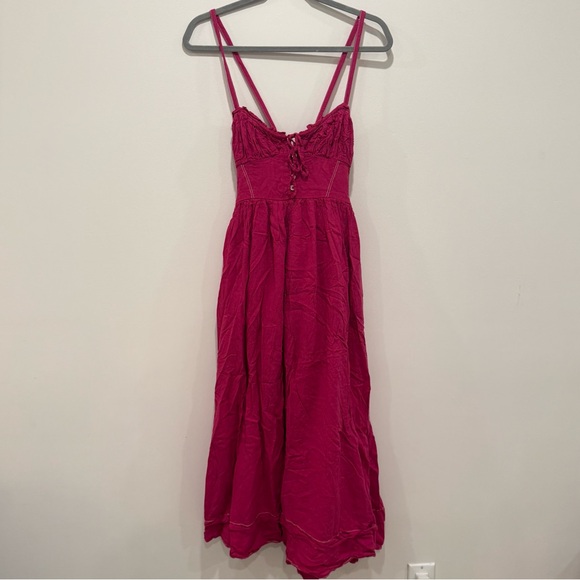 Pink Midi Dress from Urban Outfitters - Picture 3 of 4